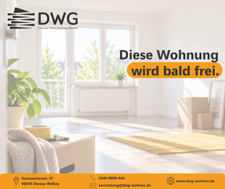 Foto - Wohnung zum Mieten in Dessau-Roßlau 325,00 € 32.32 m²