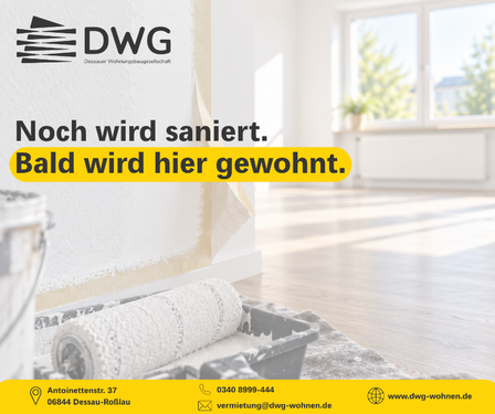 Foto - Wohnung zum Mieten in Dessau-Roßlau 450,00 € 55.55 m²