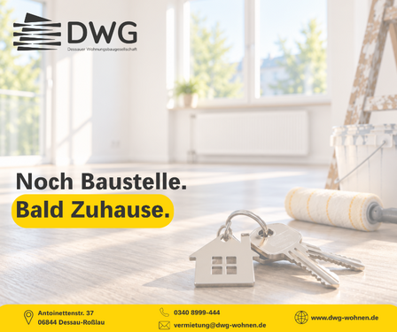 Foto - Wohnung zum Mieten in Dessau-Roßlau 475,00 € 54.89 m²