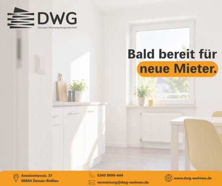 Foto - Wohnung zum Mieten in Dessau-Roßlau 485,00 € 68.75 m²