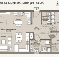 Wohnung zum Kaufen in Bielefeld 450.000,00 € 80 m²