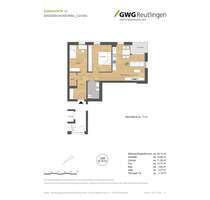Wohnung zum Mieten in Reutlingen 623,38 € 71 m²
