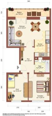 Foto - Wohnung zum Mieten in Weißwasser 365,00 € 60 m²
