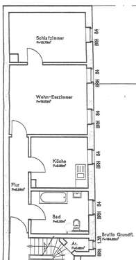 Foto - Wohnung zum Mieten in Mannheim 850,00 € 62 m²