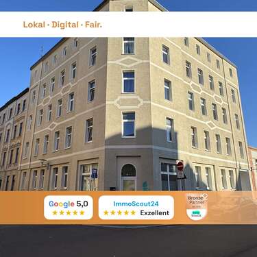 Foto - Wohnung zum Mieten in Halle 300,00 € 19.78 m²