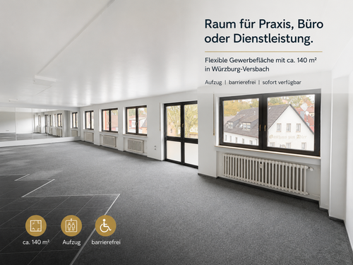 Foto - Büro in Würzburg 1.290,00 € 140 m²