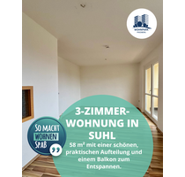 Wohnung zum Mieten in Suhl 300,00 € 58.3 m²