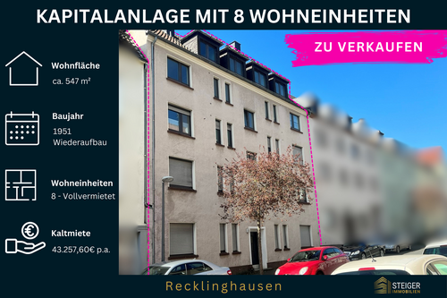 Foto - Haus zum Kaufen in Recklinghausen 649.000,00 € 547.16 m²
