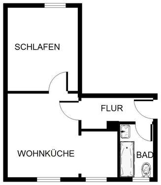 Foto - Wohnung zum Mieten in Bergkamen 339,00 € 39.15 m²