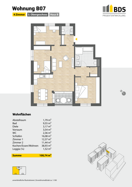 Foto - Wohnung zum Kaufen in Friedrichshafen 645.000,00 € 100.74 m²
