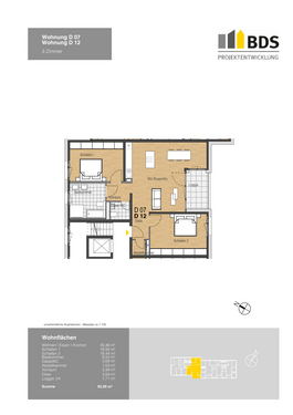 Foto - Wohnung zum Kaufen in Friedrichshafen 555.000,00 € 92.99 m²