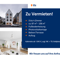 Wohnung zum Mieten in Elz 1.045,00 € 87 m²