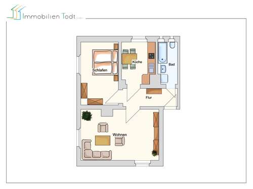 Foto - Wohnung zum Kaufen in Plauen 29.000,00 € 61.7 m²