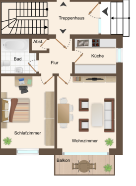 Foto - Wohnung zum Kaufen in Melle 165.000,00 € 64.98 m²