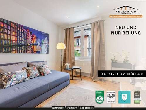 Foto - Wohnung zum Mieten in Karlsruhe 1.250,00 € 62.1 m²