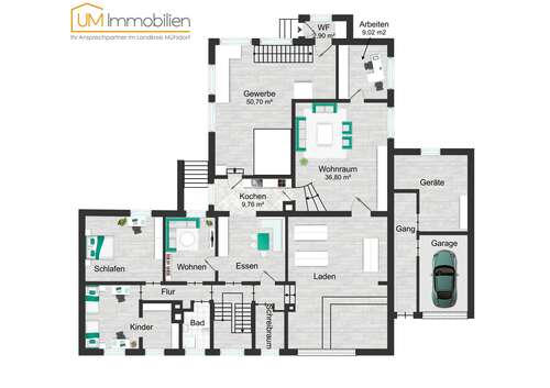 Foto - Haus zum Kaufen in Trostberg 650.000,00 € 420 m²