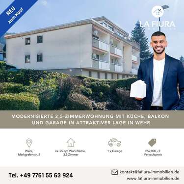 Foto - Wohnung zum Kaufen in Wehr 259.000,00 € 95 m²