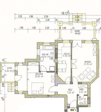 Foto - Wohnung zum Mieten in Meiningen 650,00 € 85.56 m²