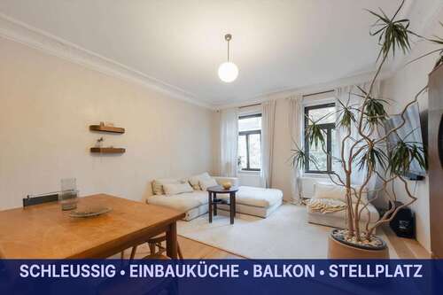 Foto - Wohnung zum Mieten in Leipzig-Schleußig 1.065,00 € 77.89 m²