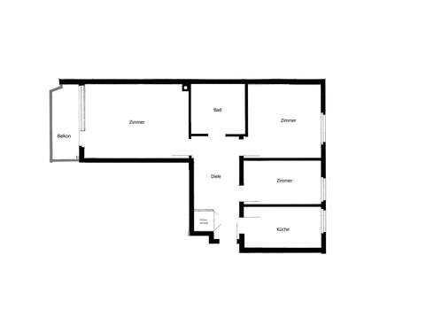 Foto - Wohnung zum Mieten in Bonn 745,00 € 72 m²