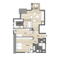 Wohnung zum Kaufen in Laupheim 265.000,00 € 68.78 m²