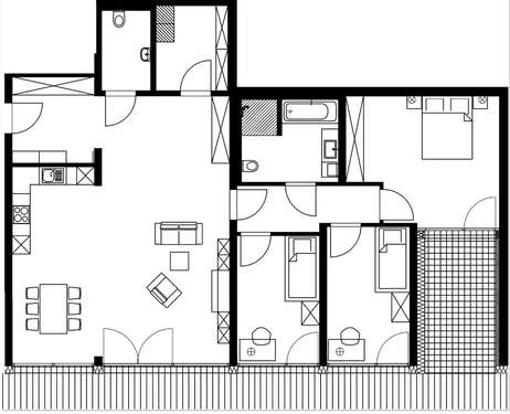 Foto - Wohnung zum Mieten in Konstanz 2.800,00 € 157 m²