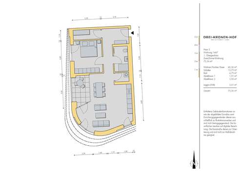 Foto - Wohnung zum Kaufen in Tuttlingen 352.100,00 € 73.36 m²