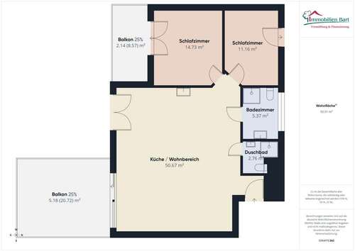 Foto - Wohnung zum Kaufen in Nennig 438.800,00 € 92.01 m²
