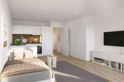 Foto - Wohnung zum Mieten in Erlangen 632,40 € 39.12 m²