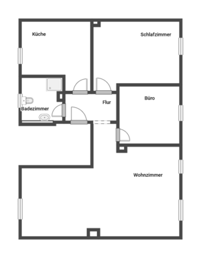 Foto - Wohnung zum Mieten in Dortmund 669,00 € 80 m²