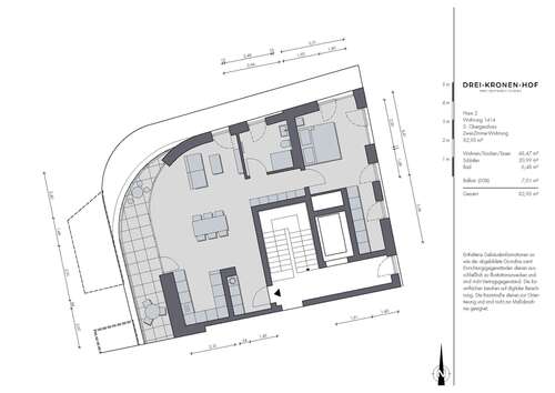 Foto - Wohnung zum Kaufen in Tuttlingen 456.200,00 € 82.95 m²