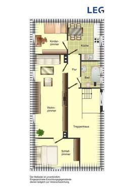 Foto - Wohnung zum Mieten in Minden 499,00 € 69.37 m²