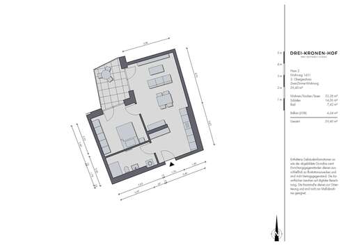 Foto - Wohnung zum Kaufen in Tuttlingen 297.000,00 € 59.4 m²