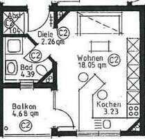 Wohnung zum Mieten in Dresden 280,00 € 31.31 m²