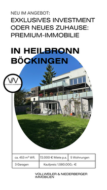 Foto - Haus zum Kaufen in Heilbronn 1.580.000,00 € 452.66 m²