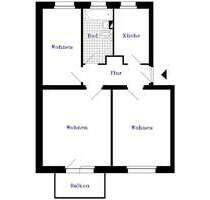 Wohnung zum Mieten in Calbe 155,00 € 25 m²