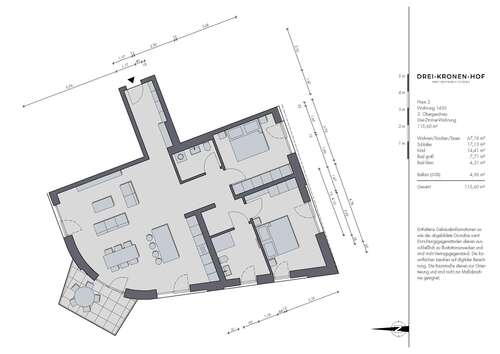 Foto - Wohnung zum Kaufen in Tuttlingen 578.000,00 € 115.6 m²