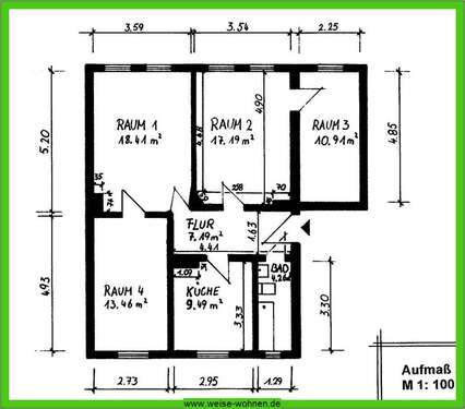 Foto - Wohnung zum Mieten in Hannover 770,00 € 81 m²