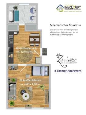 Foto - Wohnung zum Mieten in Essen 330,00 € 49.52 m²