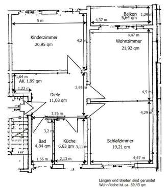 Foto - Wohnung zum Kaufen in Berlin 379.000,00 € 89.17 m²