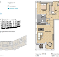 Wohnung zum Mieten in Bocholt 1.062,47 € 90.04 m²