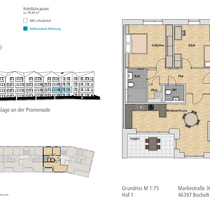 Wohnung zum Mieten in Bocholt 1.178,70 € 99.89 m²