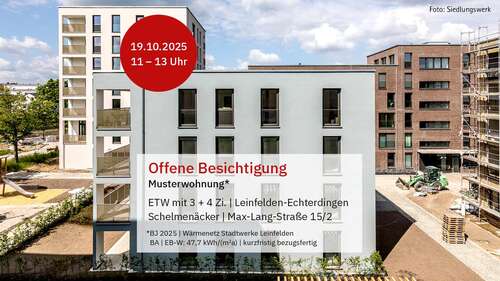 Foto - Wohnung zum Kaufen in Leinfelden-Echterdingen 399.000,00 € 81.53 m²