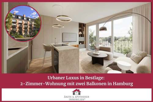 Foto - Wohnung zum Kaufen in Hamburg 575.000,00 € 39.2 m²
