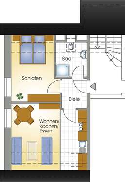 Foto - Wohnung zum Mieten in Wedemark 540,00 € 45 m²