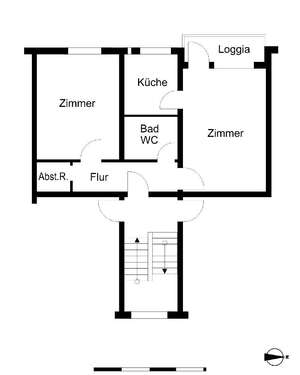Foto - Wohnung zum Mieten in Bremerhaven 369,00 € 51.75 m²