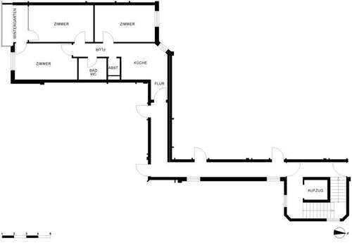 Foto - Wohnung zum Mieten in Oldenburg 618,00 € 67 m²