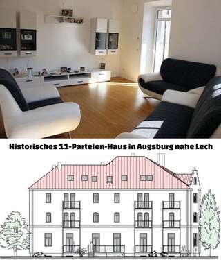 Foto - Haus zum Kaufen in Augsburg 3.298.000,00 € 890.92 m²