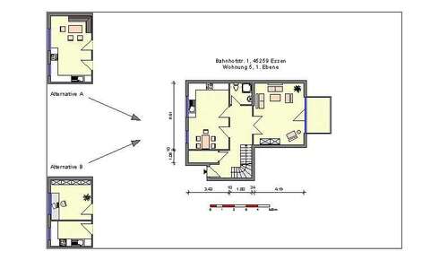 Foto - Wohnung zum Mieten in Essen 1.336,50 € 99 m²