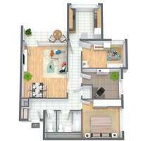 Wohnung zum Mieten in Bergen 660,00 € 84 m²